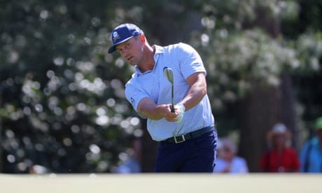 DeChambeau weathers blustery second day at Masters as Johnson blows his top