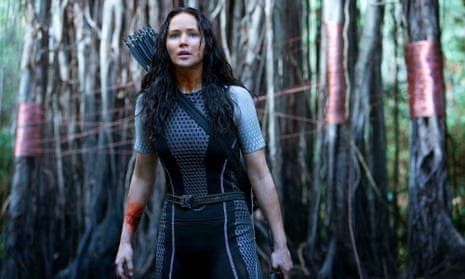Not-so final fling ... Jennifer Lawrence in The Hunger Games: Mockingjay part 2.