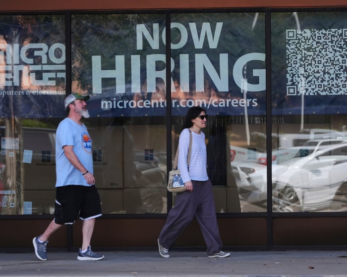 US hiring slows as jobs market loses momentum; UK construction in longest slump since 2020 – business live