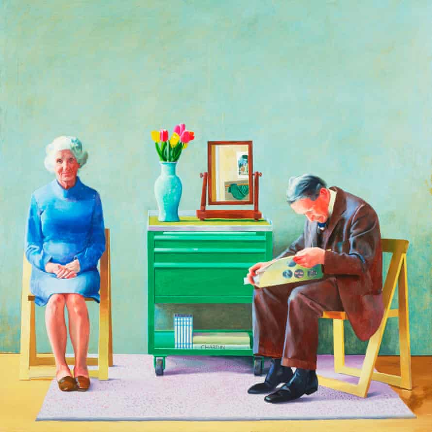 Hockney’s revised version of the portrait, the now-celebrated My Parents (1977).