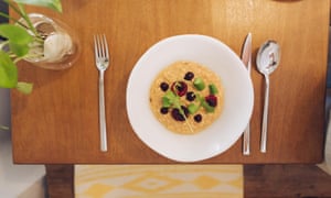 rice with asparagus dish at Vida Meva