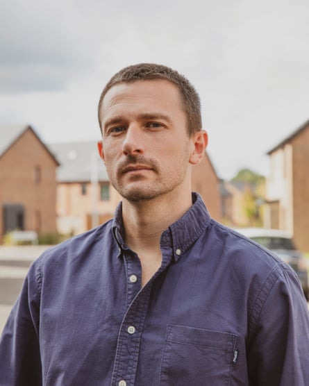 Head and shoulders shot of Nick Richards on a new housing estate in east Cardiff, near where the building of a datacentre is planned