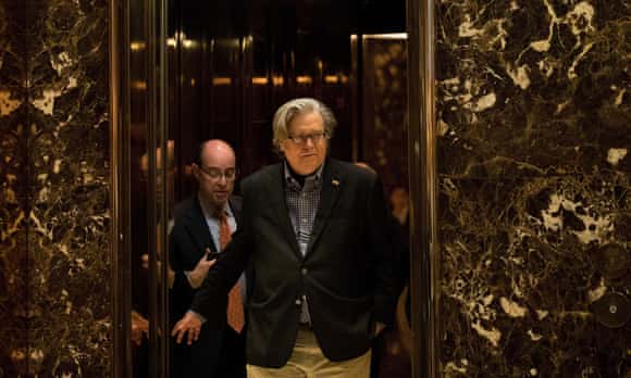 Stephen Bannon at Trump Tower