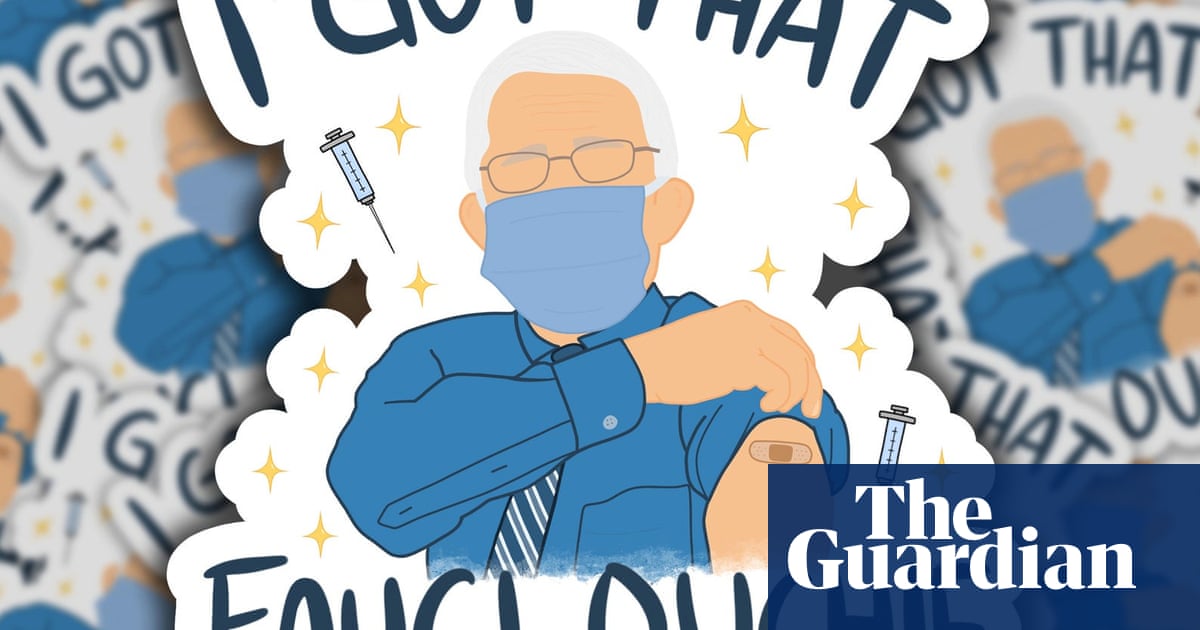 ‘Fauci ouchie’: small online sellers find lifeline in vaccine-themed merchandise