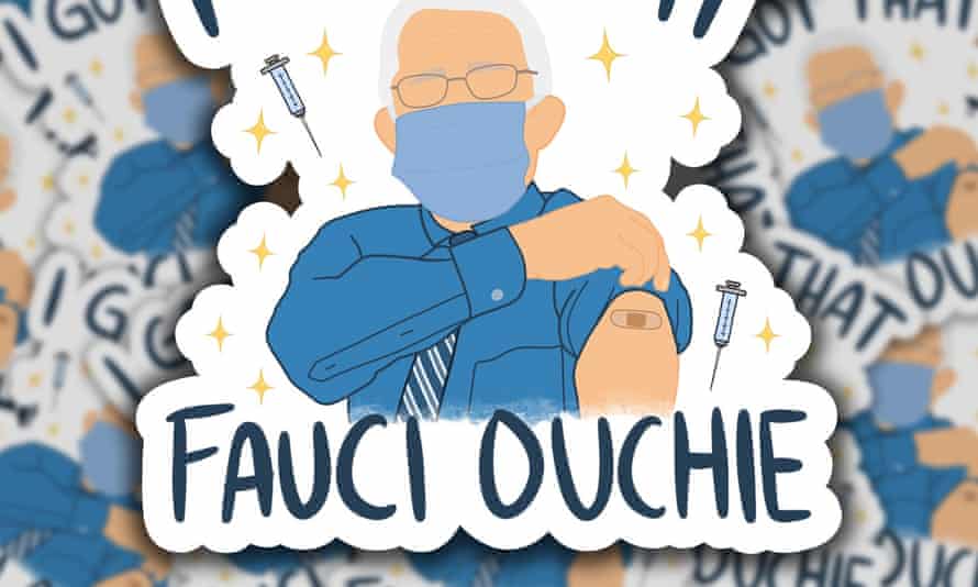 I got that Fauci ouchie sticker.