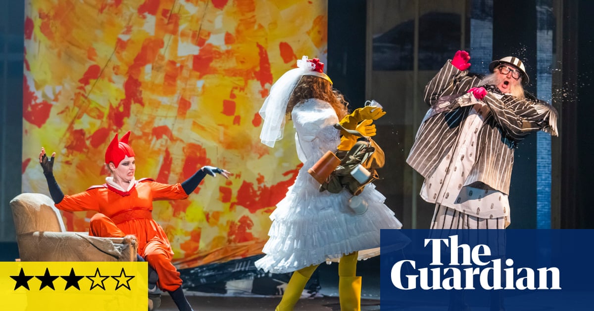 The Cunning Little Vixen review – colourful staging takes Janáček’s opera to the dark side