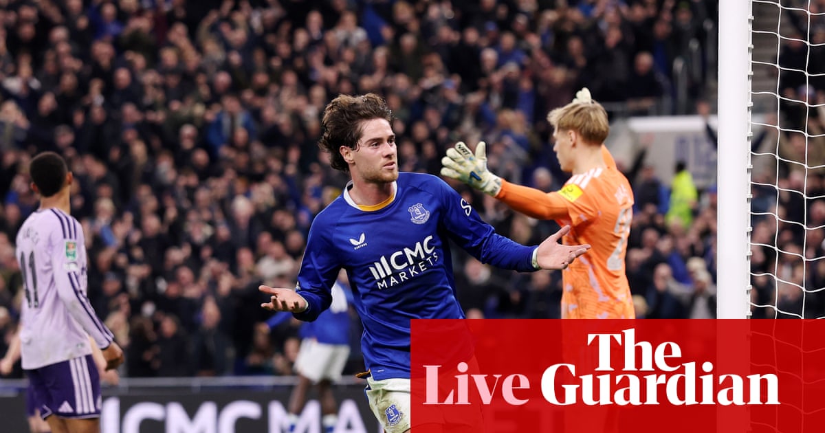 Everton v Newcastle: Carabao Cup fourth round – live
