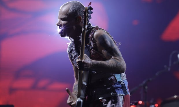 Flea performing in Rio in October 2019.