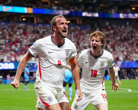 Harry Kane and Anthony Gordon last night.