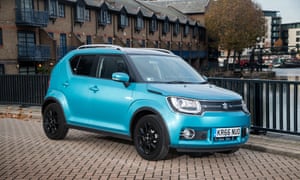 car parked by a row of houses