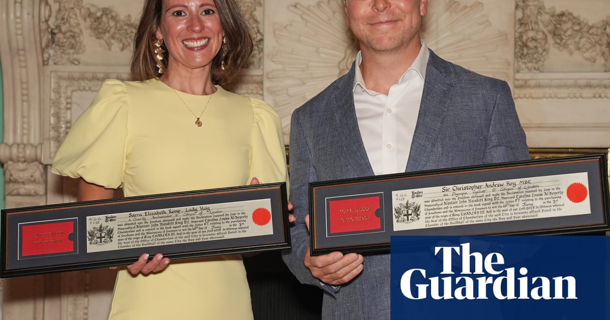 Chris and Sarra Hoy awarded freedom of the City of London | Chris Hoy Chris and Sarra Hoy awarded freedom of the City of London | Chris Hoy