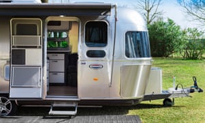 The Airstreams at Ca’Savio are modern models based on the original design.
