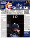 Guardian front page, 26 January 2022