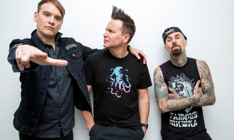Blink-182 (from left: Matt Skiba, Mark Hoppus and Travis Barker)