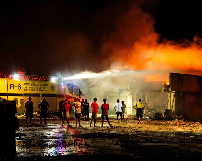 Marshall Islands parliament burns down in overnight fire