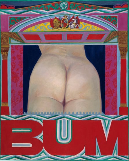 BUM, 1966, oil on canvas, by Pauline Boty.
