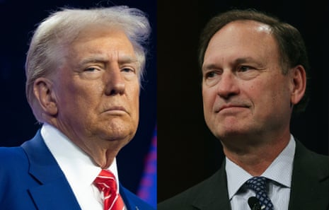 side-by-side images of men in suits looking ahead