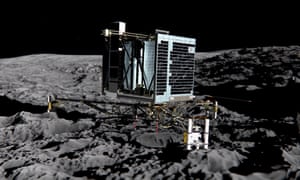 Artist’s impression of the Philae lander, which touched down on comet 67P in November 2014.
