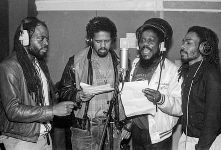 (l-r) Tony Douglas, Trevor Walters, Dennis Brown and Winston Reedy.