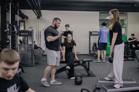 Pulse gym i Kharkiv, hvor Yuliia Lemeshchenko trente.