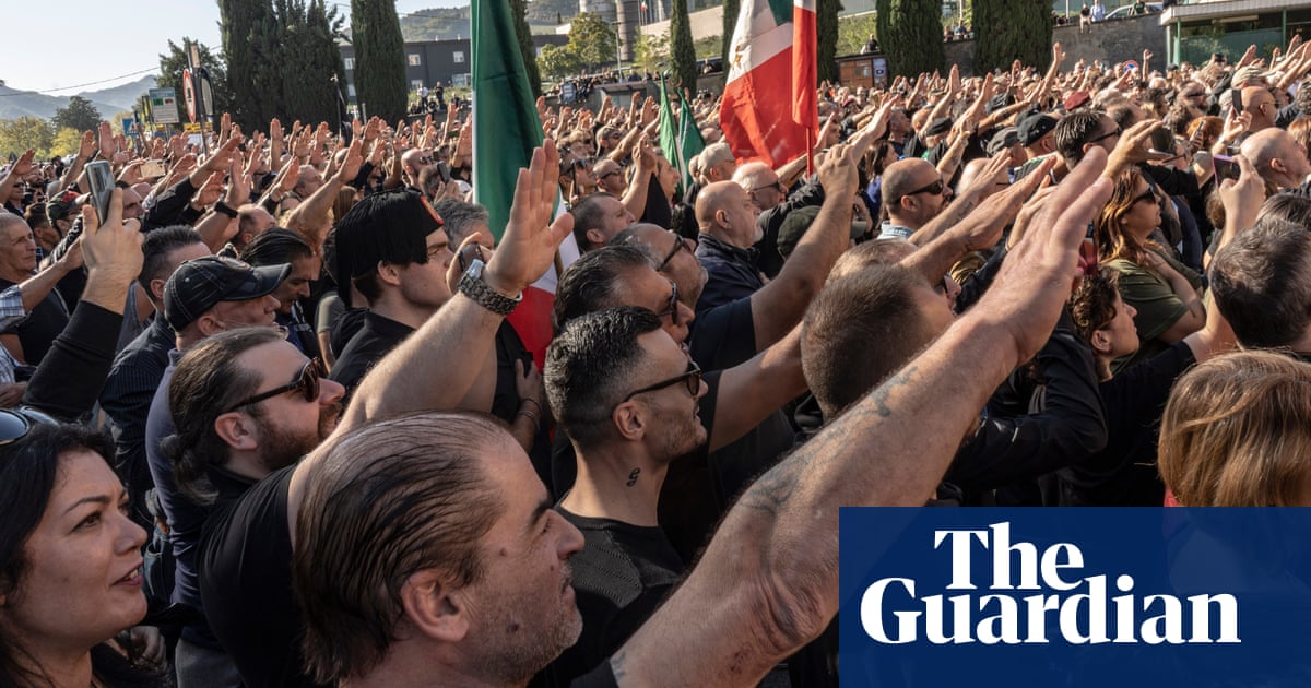 Mussolini supporters march in Italy while Meloni minister shuts down rave