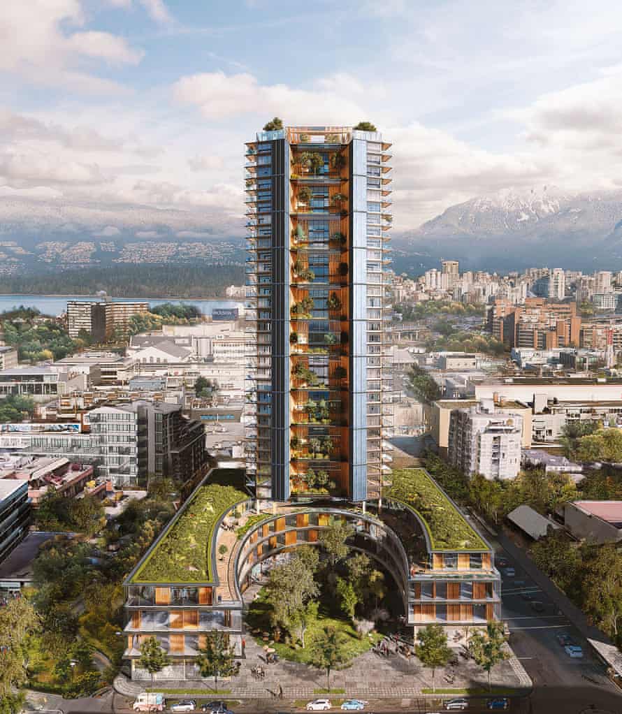 The planned 40-storey Earth Tower, Vancouver, will be the world’s tallest wood building.