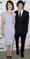 Actors Mia Wasikowska and Jesse Eisenberg