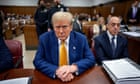 Trump in court as hush-money trial to hear further testimony from Stormy Daniels’ lawyer – live