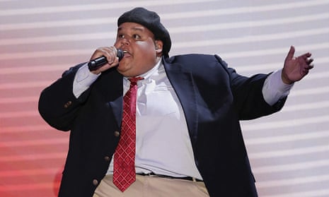Neal Boyd sings during the Republican National Convention in 2012.
