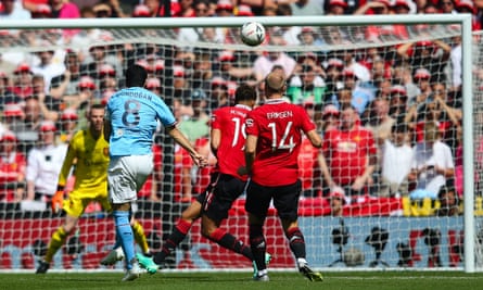 Ilkay Gündogan opens the scoring for Manchester City within 13 seconds – the fastest goal in FA Cup final history