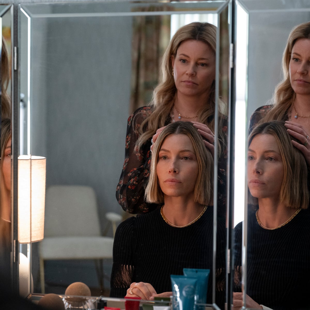 The Better Sister review Jessica Biel's glossy thriller is full of gorgeous interiors and death | Television | The Guardian The Better Sister review Jessica Biel's glossy thriller is full of gorgeous interiors and death | Television | The Guardian