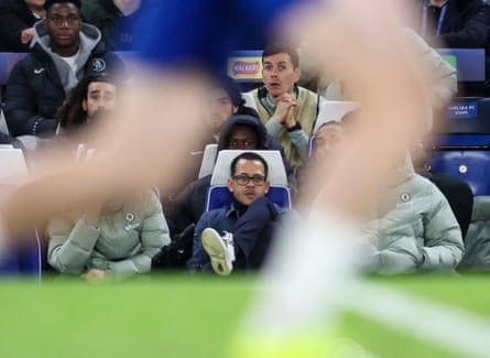 Liam Rosenior looks unhappy in the dugout