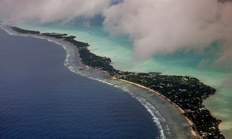 Tarawa atoll in Kiribati