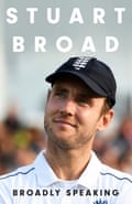 Front cover of Stuart Broad autobiography “Broadly Speaking”