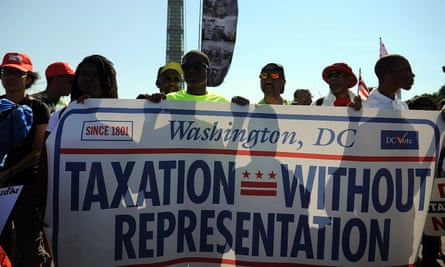 Washington DC residents call for change in 2013.