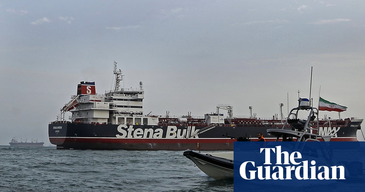 UK-flagged tanker detained by Iran exits port, tracking data shows