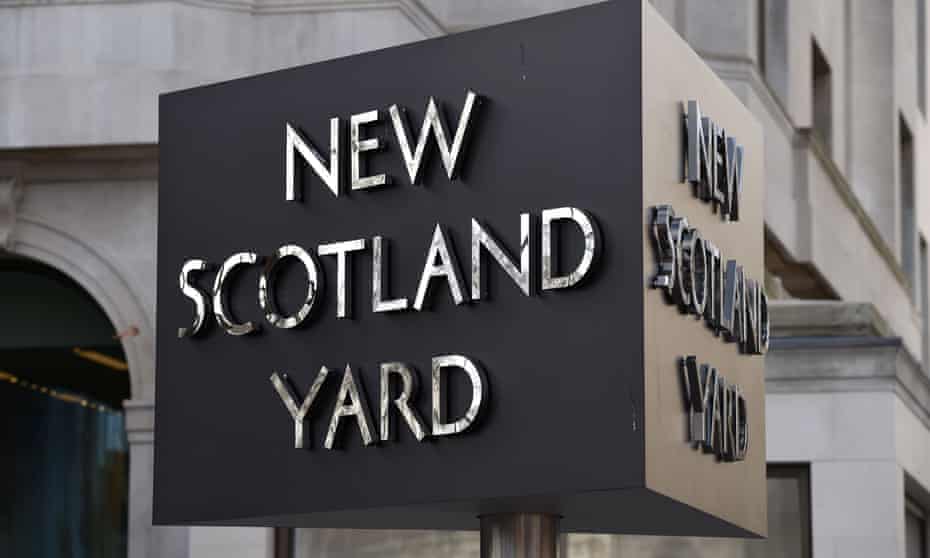 the New Scotland Yard sign