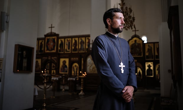 Father Grigory Bozisov at the Church of the Icon of the Mother of God in Tallinn