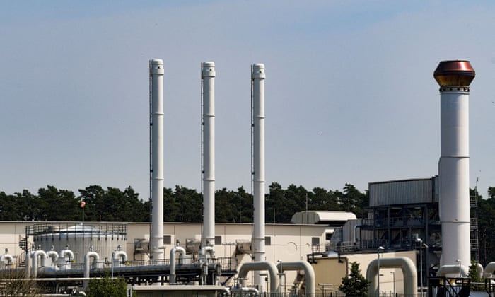 Pipes at the 'Nord Stream 1' gas pipeline in Lubmin, Germany.