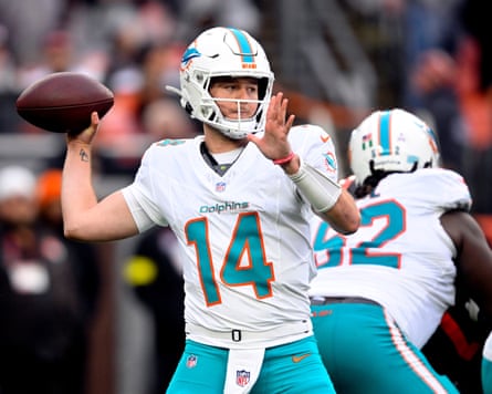 Miami Dolphins to bench QB Tua Tagovailoa after missing playoffs | NFL | The Guardian