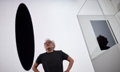 Anish Kapoor, photographed at the Gallerie dell’Accademia di Venezia, which hosts a new retrospective of his works from 20 APRIL 2022 - 09 OCTOBER 2022. Venice, Italy. Photograph by David Levene 20/4/22