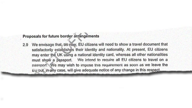 Future border arrangements.