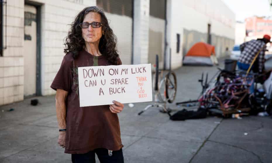 Valerie, a homeless woman on the streets of San Francisco. The measure is expected to raise hundreds of millions. 