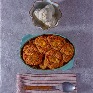 Plantain cobbler.