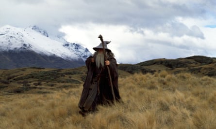 New Zealand as Middle-earth in The Lord of the Rings: Fellowship of the Ring.