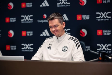 Marc Skinner smiling in a press conference