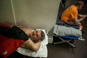 The Connection at St Martin’s, a night shelter in London. Pictured is Ken, aged 71.