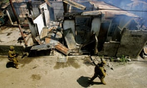 Australian peacekeeping troops in Dili, East Timor, in June 2006