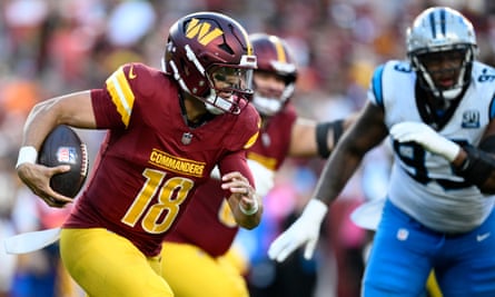 Marcus Mariota was a solid stand-in for Jayden Daniels