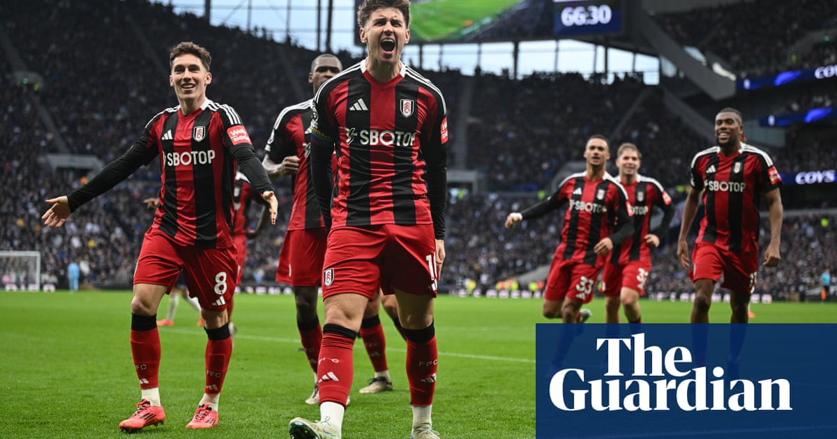 Tom Cairney equalises but then sees red as Fulham earn point at Tottenham